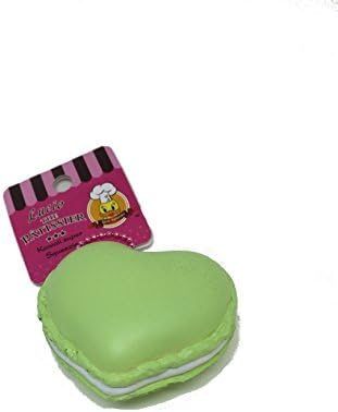 Green Heart Macaroon Squishy Lucio the Patissier Licensed