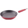 KitchenAid Hard-Base Porcelain Aluminum Nonstick 10-Inch Open French Skillet, Red