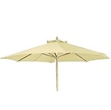 10 FT - Umbrella Canopy Replacement - Beige