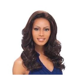 Classy Human Hair Blend Front Lace Wig. Keeley Colour 30/27A