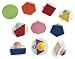 Design SUNNYSUE Geometrische Formen Stempel-Set 10er Durchmesser 7,5cm Basteln mit Holz zum selbstgestalten