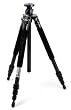 Giottos GTMT9240B Aluminium Stativ mit Standard Mittels�ule (Gewicht 1,2 kg, 3 kg max. Belastbarkeit,  max. Auszugsh�he 139 cm) schwarz