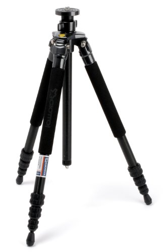 Giottos GTMT9240B Aluminium Stativ mit Standard Mittels&auml;ule (Gewicht 1,2 kg, 3 kg max. Belastbarkeit,  max. Auszugsh&ouml;he 139 cm) schwarz