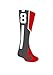 TCK Player Id Red Custom Number Crew Sock (SINGLE SOCK)