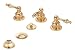Danze D326455PBV Sheridan Double-Handle Bidet Faucet with Built-In Diverters, Polished Brass
