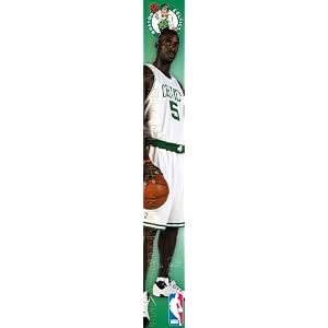 Boston Celtics Kevin Garnett Measure Up Growth Chart by