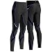 Women's Uniforms - CW-X Women's Insulator Stabilyx Tights, Black/Blue, Medium