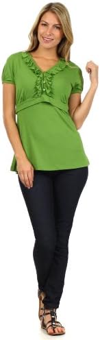 BellyMoms Tess Empire Line Maternity and Nursing Top - Choose from 7 Colors
