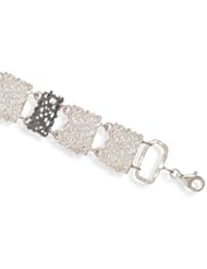 Sterling Silver 7.25 + 1 Inch Mesh Link Design Bracelet