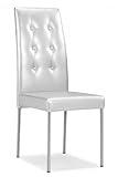 Zuo Modern Furniture Design Tuft Dining Chair Silver (Set Of 4) Leatherette ....