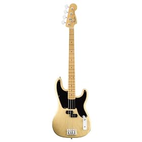 Fender 60th Anniversary P Bass Blackguard Blonde Maple Fretboard