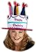 All Products : Plush White Blue Velvet Happy Birthday Party Cake Hat