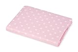 American Baby Company Pink Dots 100% Cotton Percale Crib Sheet