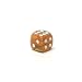 Festive 12mm d6 Mardi Gras/black Pipped Dice