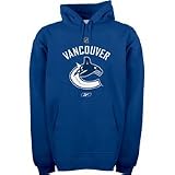 Reebok Vancouver Canucks Primary Logo Hooded Sweatshirt Small