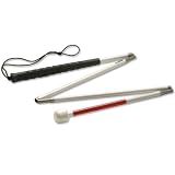 Ambutech Alum 4 Section Folding Cane Marsh 42 in