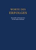 Produkt-Bild: Worte des Erfolges: Ausgew&auml;hlt und kommentiert von Dr. Rainer Zitelmann