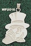 Wake Forest Univ Deacon Giant Charm/Pendant -Choose from 14K/10K, Stainless Steel or Gold Plated