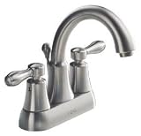Delta 2543SS-242SS Stainless Steel Bathroom Sink Faucet