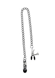 Spartacus Broad Tip Nipple Clamps with Adjustable Link Chain