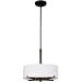 ET2 E9530-10 Elements Tempered Glass Three Light Pendant