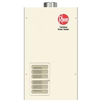 Rheem RTG-74PVN Indoor Natural Gas Tankless Water Heater for 2-3 Bathroom Homes