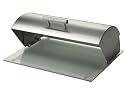Zeller 27278 Brotkasten, Glas/Edelstahl / 39 x 29 x 15.3