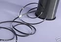 1x500m Black Satin Halloween Curling Balloon Ribbon