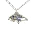 Baltimore Ravens Chain Necklace & Pewter Pendant - NFL Football Fan Shop Sports Team Merchandise