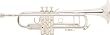 Bach 180S43 Stradivarius Pro Bb Trumpet with 43 bell in silver finish