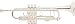 Bach 180S43 Stradivarius Pro Bb Trumpet with 43 bell in silver finish