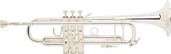Bach 180S43 Stradivarius Pro Bb Trumpet with 43 bell in silver finish