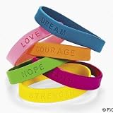 24 Inspirational Sayings Bracelets