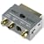 Gold Switchable Scart to 3 x Phono & S-Video Adaptor by Cable Mountain