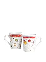 ZZZ_Merry Christmas Set Taza 6 Uds. 350 Ml Blanco