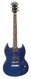 Johnny Brook Electric Guitar Transparent Blue