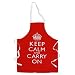 Keep Calm and Carry On Apron - Cotton