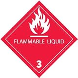 BOXDL5120 - 4 x 4 - Flammable Liquids - 3 Labels