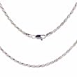 .925 Silver Rope Chain, 16", 18" or 20"