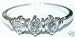 White Gold Three Stones Engagement Anniversary Ring