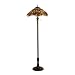 Meyda Tiffany Spiral Dragonfly Floor Lamp