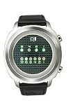 01The One Zerone Black Leather Strap Unisex Watch #ZE102G1