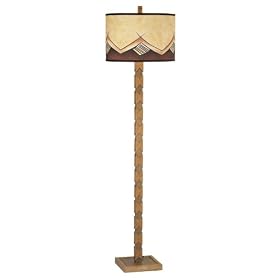Dick Idol Southwestern Spirit Maple Floor Lamp by Dick Idol