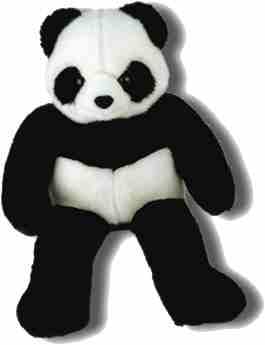 485 Piano Keys Panda 15" Make Your Own *NO SEW* Stuffed Animal Kit