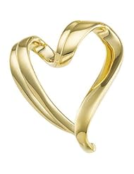 14K Yellow Gold Slide Heart Chain Slide