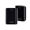 Belkin Gigabit Powerline HD Starter Kit - Accesorio de red (Con cables, Ethernet, 1024 Mbit/s, 10/100/1000 Mbps, 300 m, Negro) , color: Black