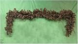 Very Bushy Sturdy Wired Very Dark Chocolate Garland 9  Long