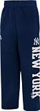 New York Yankees Navy Adidas Youth Fleece Pants