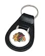 Chicago Blackhawks Leather Keychain