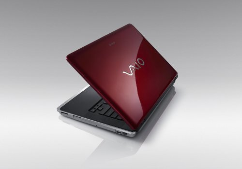Sony VAIO VGN-CR407E & R 14.1-inch Laptop (1.73 GHz Intel Pentium Dual Core T2370 Processor, 2 GB RAM, 160 GB Hard Drive, DVD Drive, Vista Premium) Red image
